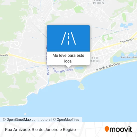 Rua Amizade mapa