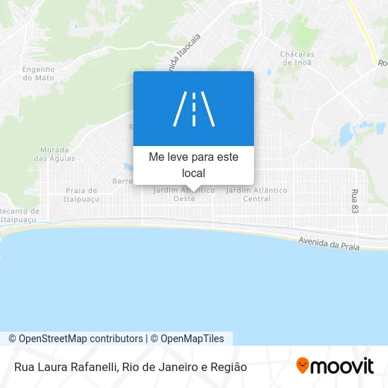 Rua Laura Rafanelli mapa