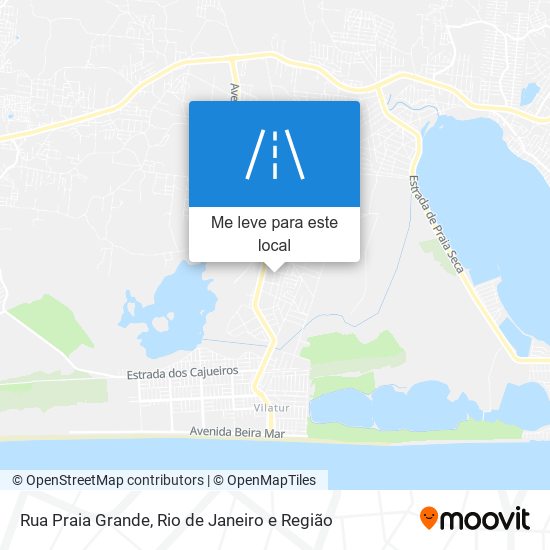 Rua Praia Grande mapa