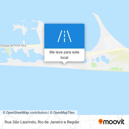 Rua São Laurindo mapa