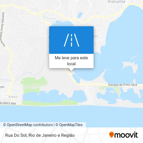 Rua Do Sol mapa