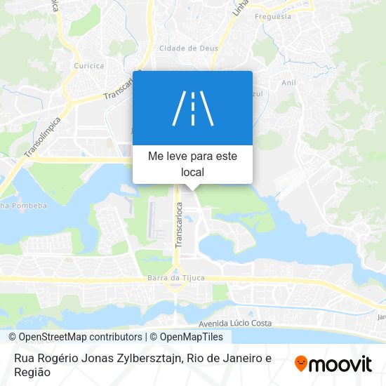 Rua Rogério Jonas Zylbersztajn mapa