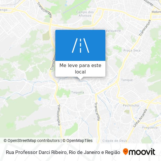 Rua Professor Darci Ribeiro mapa