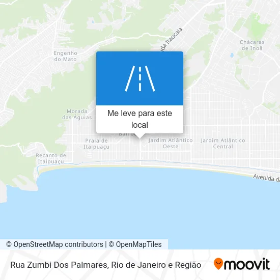 Rua Zumbi Dos Palmares mapa