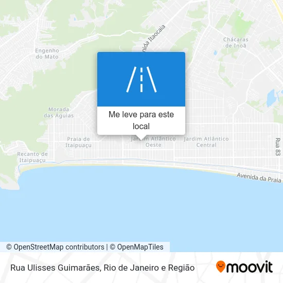 Rua Ulisses Guimarães mapa