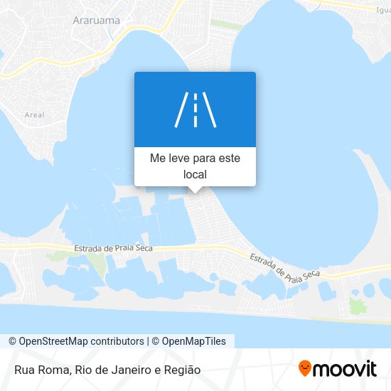 Rua Roma mapa