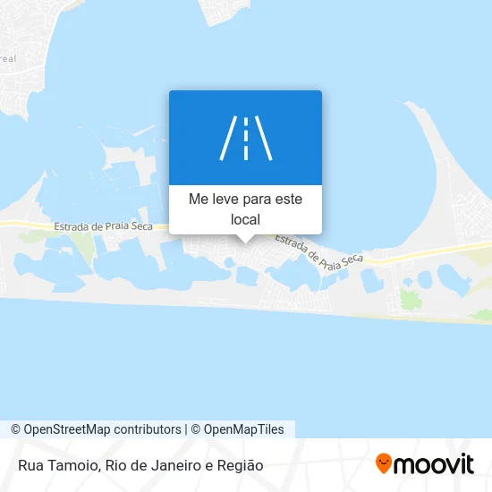 Rua Tamoio mapa