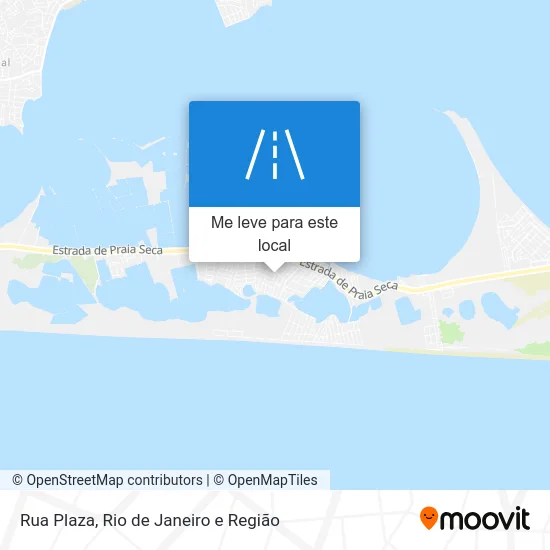Rua Plaza mapa