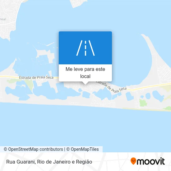 Rua Guarani mapa