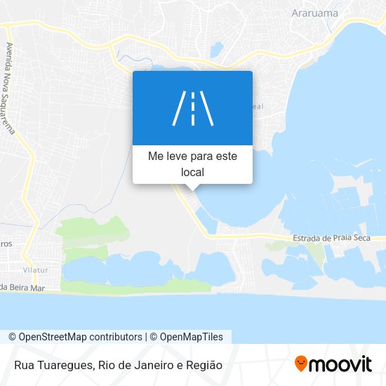 Rua Tuaregues mapa