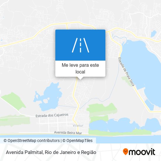 Avenida Palmital mapa