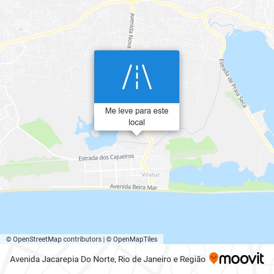 Avenida Jacarepia Do Norte mapa