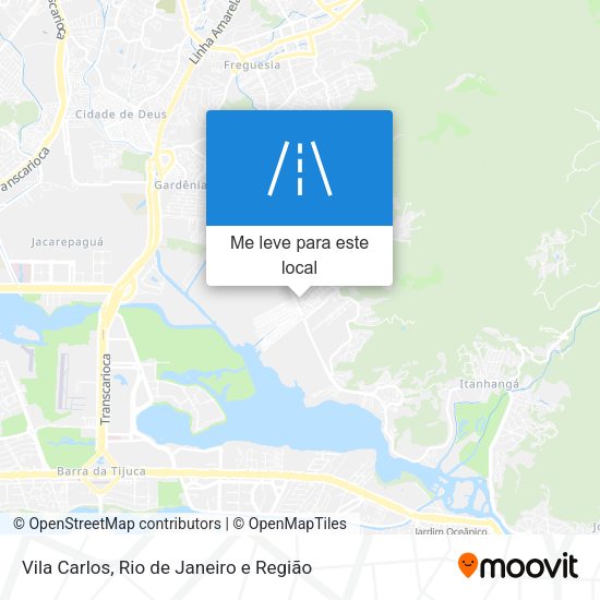 Vila Carlos mapa