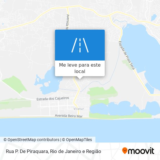 Rua P. De Piraquara mapa