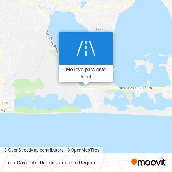 Rua Caxambi mapa