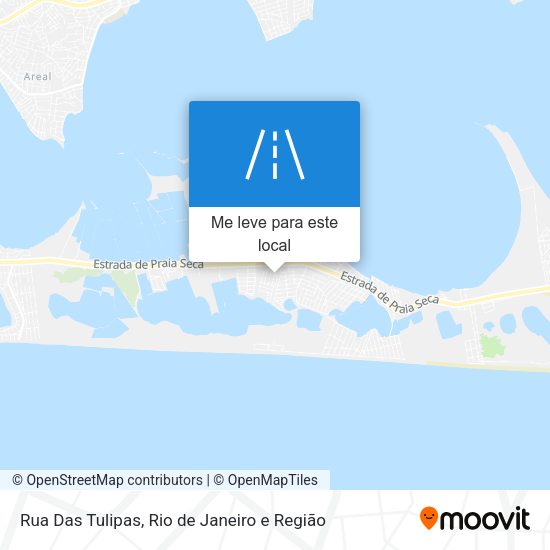 Rua Das Tulipas mapa