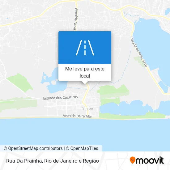 Rua Da Prainha mapa