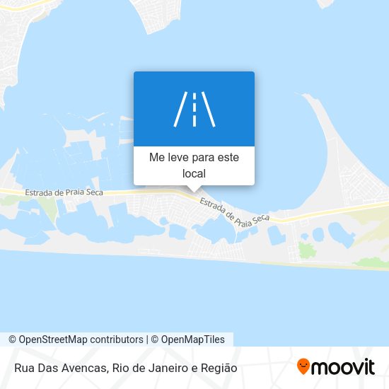 Rua Das Avencas mapa