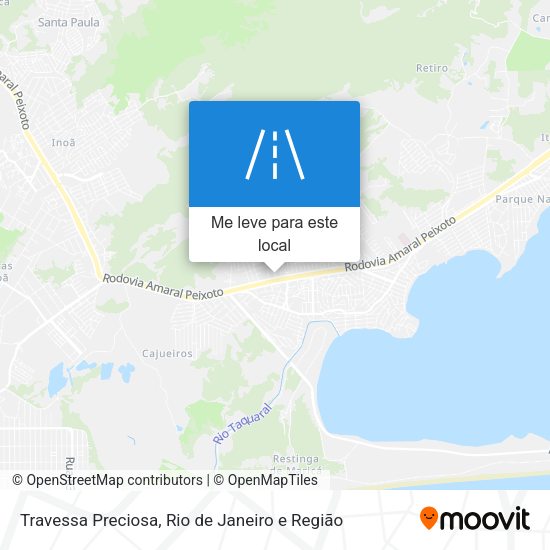 Travessa Preciosa mapa