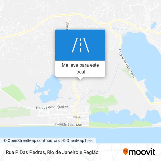 Rua P Das Pedras mapa