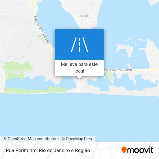 Rua Perimirim mapa