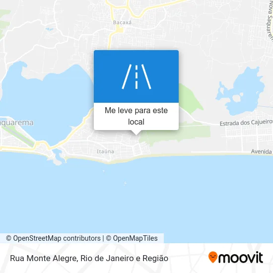 Rua Monte Alegre mapa