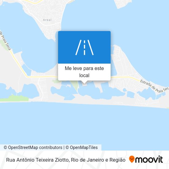 Rua Antônio Teixeira Ziotto mapa