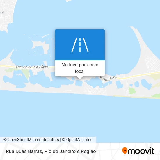 Rua Duas Barras mapa