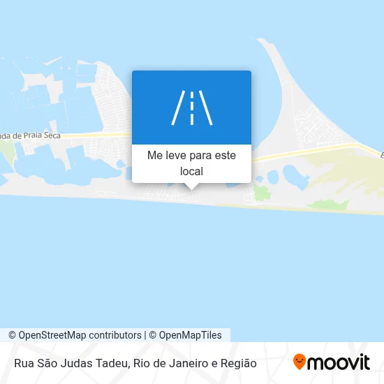 Rua São Judas Tadeu mapa