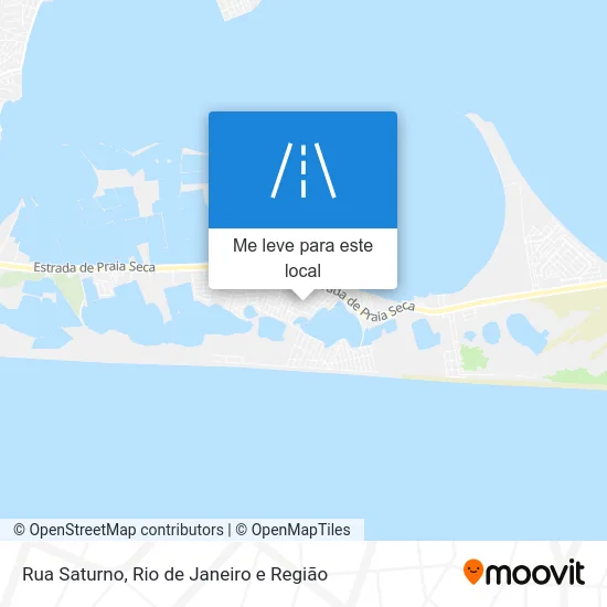 Rua Saturno mapa