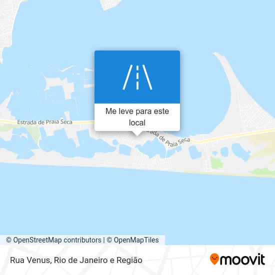 Rua Venus mapa