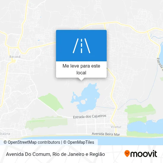 Avenida Do Comum mapa