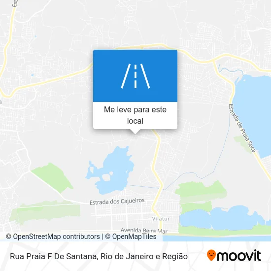 Rua Praia F De Santana mapa