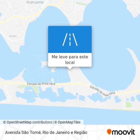 Avenida São Tomé mapa