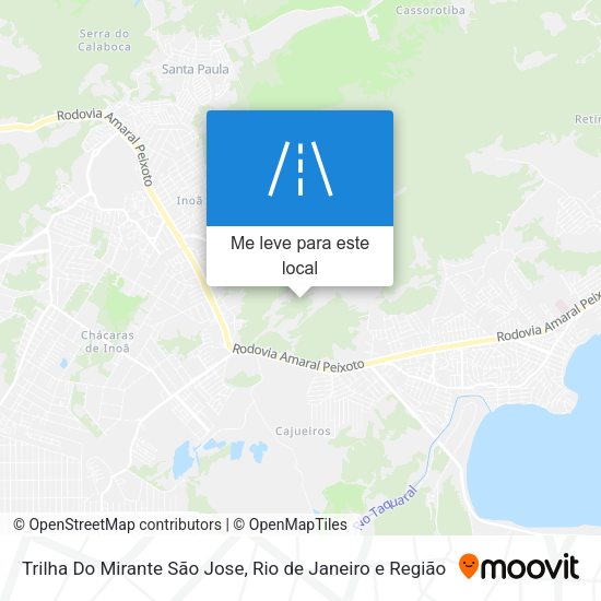 Trilha Do Mirante São Jose mapa
