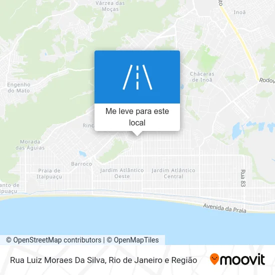 Rua Luiz Moraes Da Silva mapa