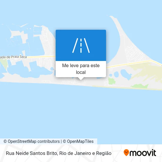 Rua Neide Santos Brito mapa