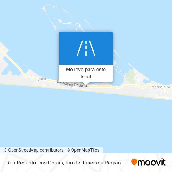 Rua Recanto Dos Corais mapa