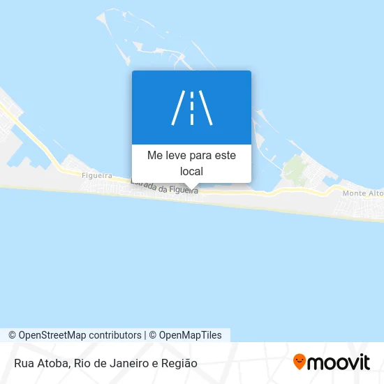 Rua Atoba mapa
