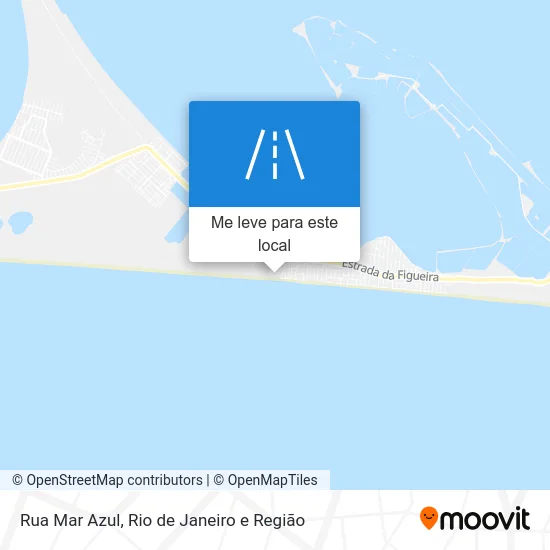 Rua Mar Azul mapa