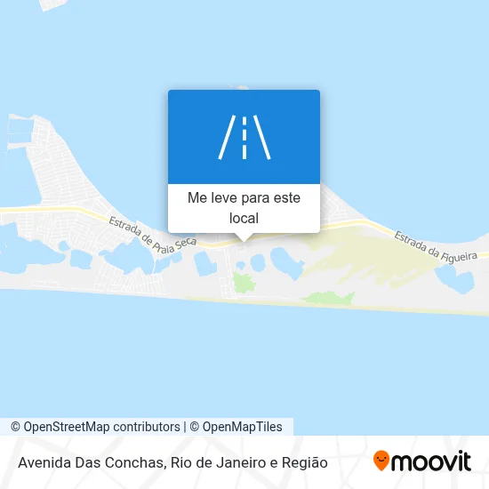 Avenida Das Conchas mapa