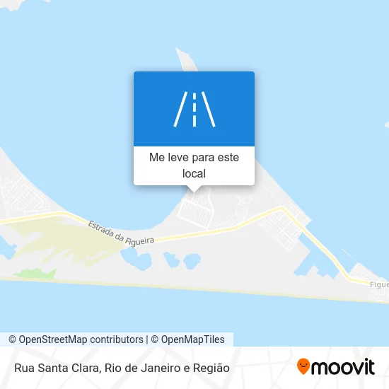Rua Santa Clara mapa