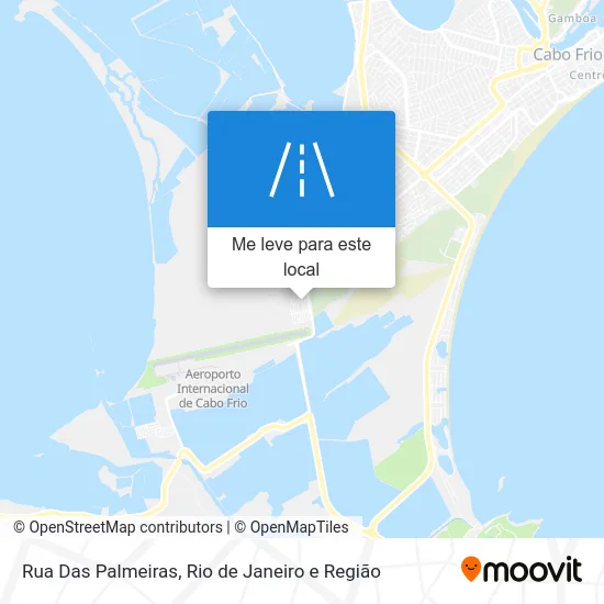 Rua Das Palmeiras mapa