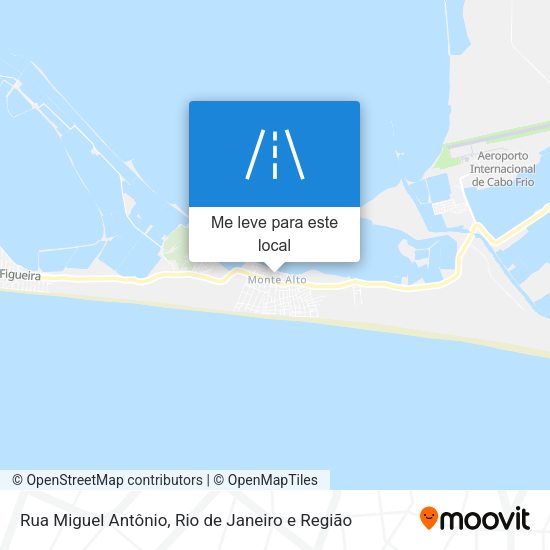 Rua Miguel Antônio mapa