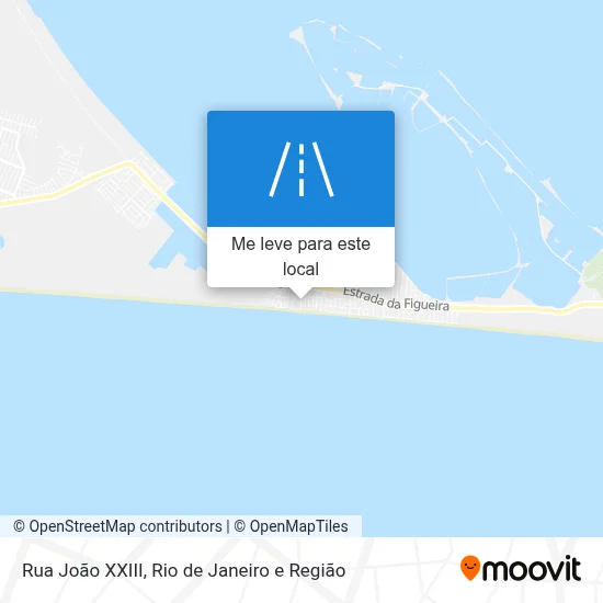 Rua João XXIII mapa