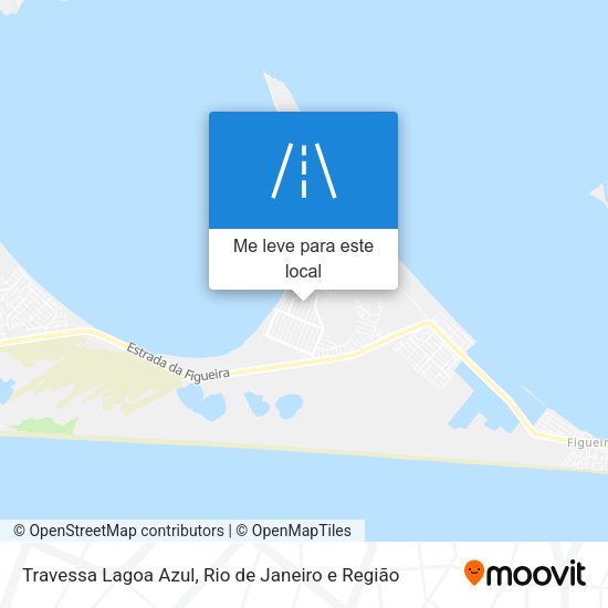 Travessa Lagoa Azul mapa