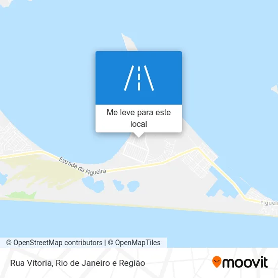 Rua Vitoria mapa