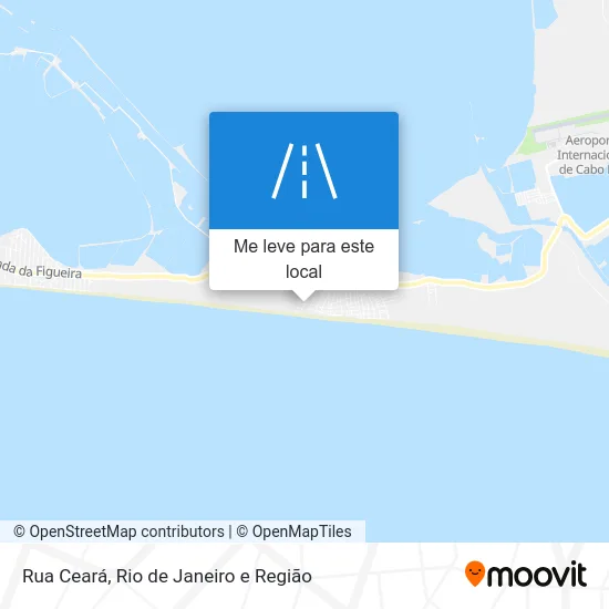 Rua Ceará mapa