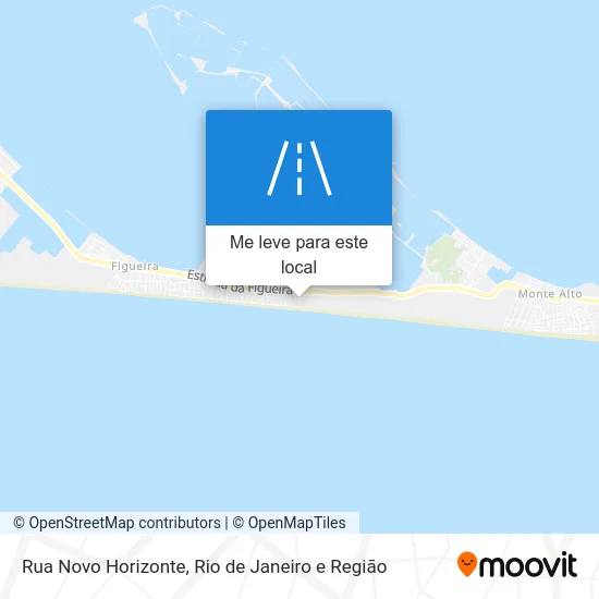 Rua Novo Horizonte mapa