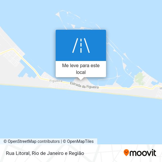 Rua Litoral mapa